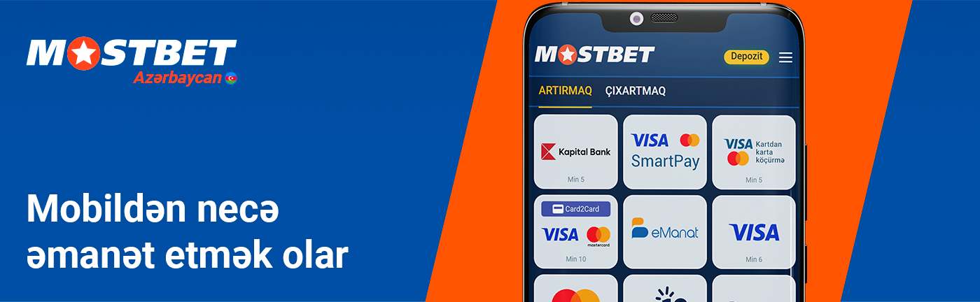 Mostbet hesabınızdan istifadə edərək Mostbet-ə necə pul yatırmaq olar