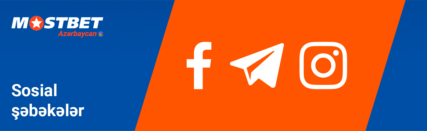 Siz Instagram və Facebook kimi məşhur sosial şəbəkələrdən istifadə edərək Mostbet ilə əlaqə saxlaya bilərsiniz